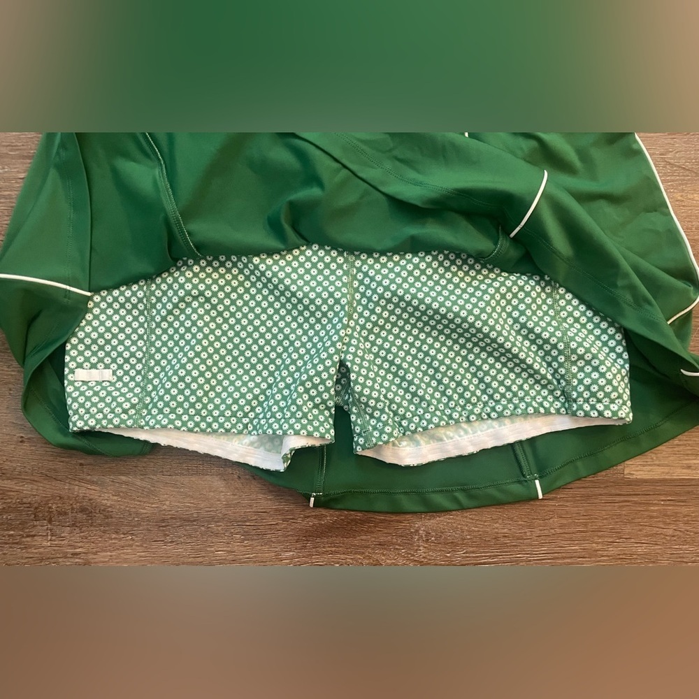 Tuckernuck Golf Skirt Skort Women's XXL 2XL Green Piped Renee Preppy TNuck Sport - Picture 9 of 9